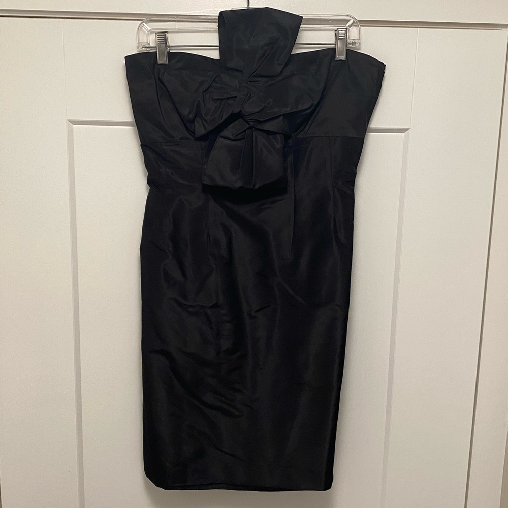 Jcrew  Bow Front Strapless Dress